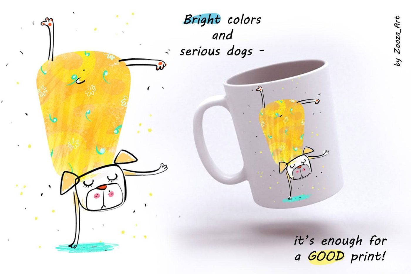 Hand-Drawn Dog Designs Mega Bundle - Artixty