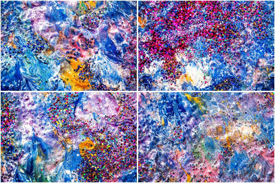 The Hand-Painted Liquid Backgrounds Bundle - Artixty