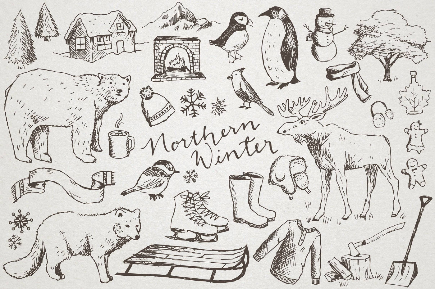1000+ Premium Hand-Drawn Illustrations Bundle - Artixty