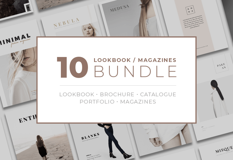Minimal Lookbook And Magazines Templates Bundle - Artixty