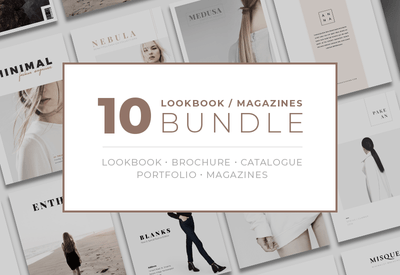 Minimal Lookbook And Magazines Templates Bundle - Artixty