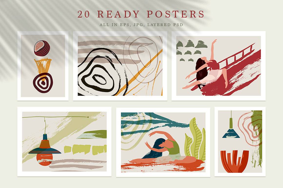 Ballet - Abstract Graphic Design Bundle - Artixty