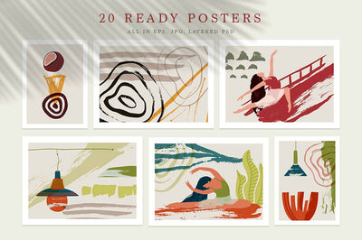 Ballet - Abstract Graphic Design Bundle - Artixty