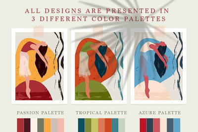 Ballet - Abstract Graphic Design Bundle - Artixty