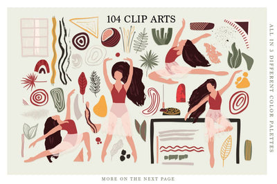 Ballet - Abstract Graphic Design Bundle - Artixty