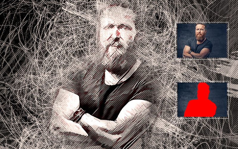 31 Trendy Sketch Photoshop Actions Bundle