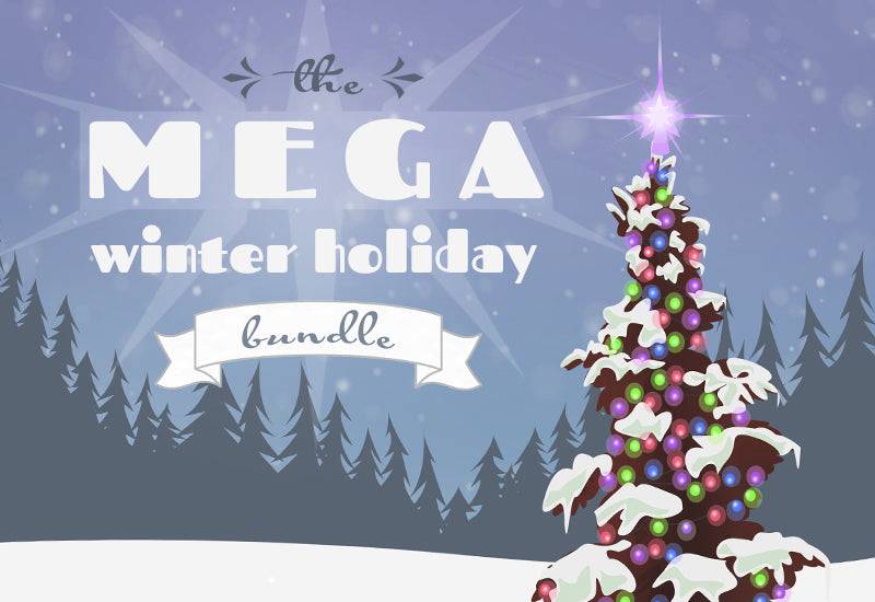 The Mega Winter Holiday Design Bundle - Artixty