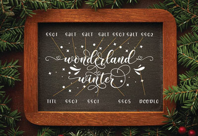 Magic Winter Font Trio By Almeera Studio - Artixty