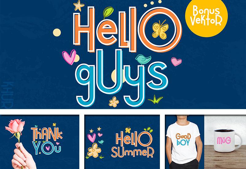 The Delight Font Bundle - 66 Fonts + Extras - Artixty