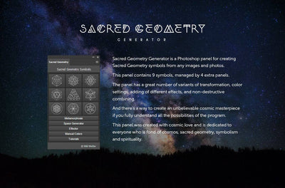 Sacred Geometry Generator Photoshop Panel - Artixty
