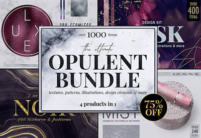 Ultimate Opulent Textures & Patterns Bundle - Artixty