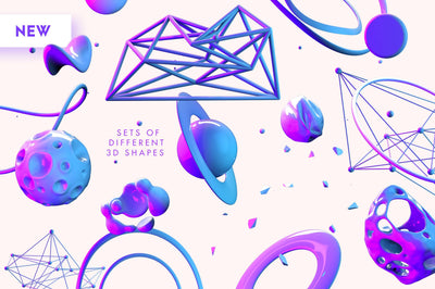 Purple Space - 160+ Eye-Catching Elements - Artixty