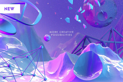Purple Space - 160+ Eye-Catching Elements - Artixty
