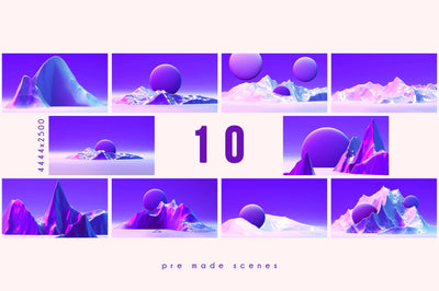 Purple Space - 160+ Eye-Catching Elements - Artixty