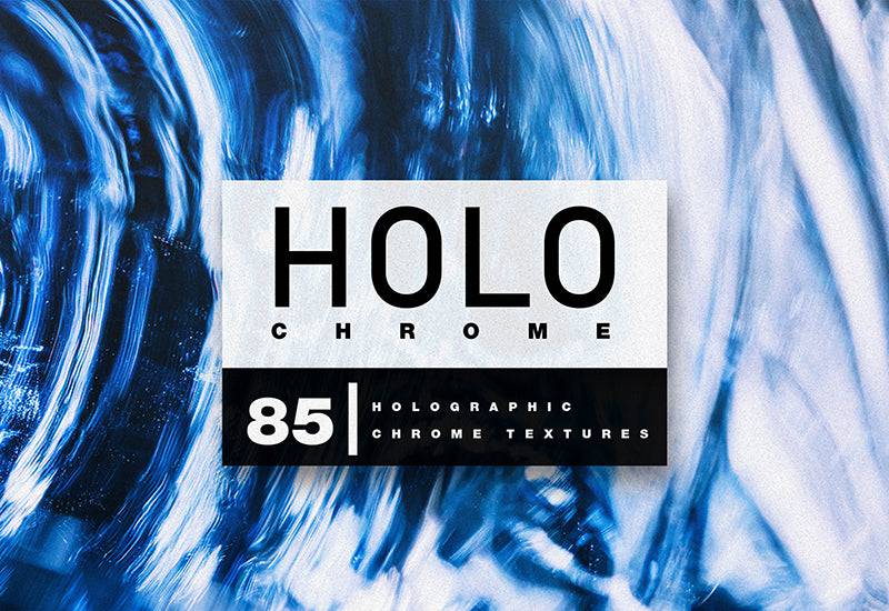 Big Bundle Of 85 Holographic Chrome Textures - Artixty
