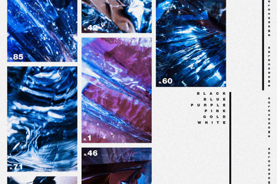 Big Bundle Of 85 Holographic Chrome Textures - Artixty