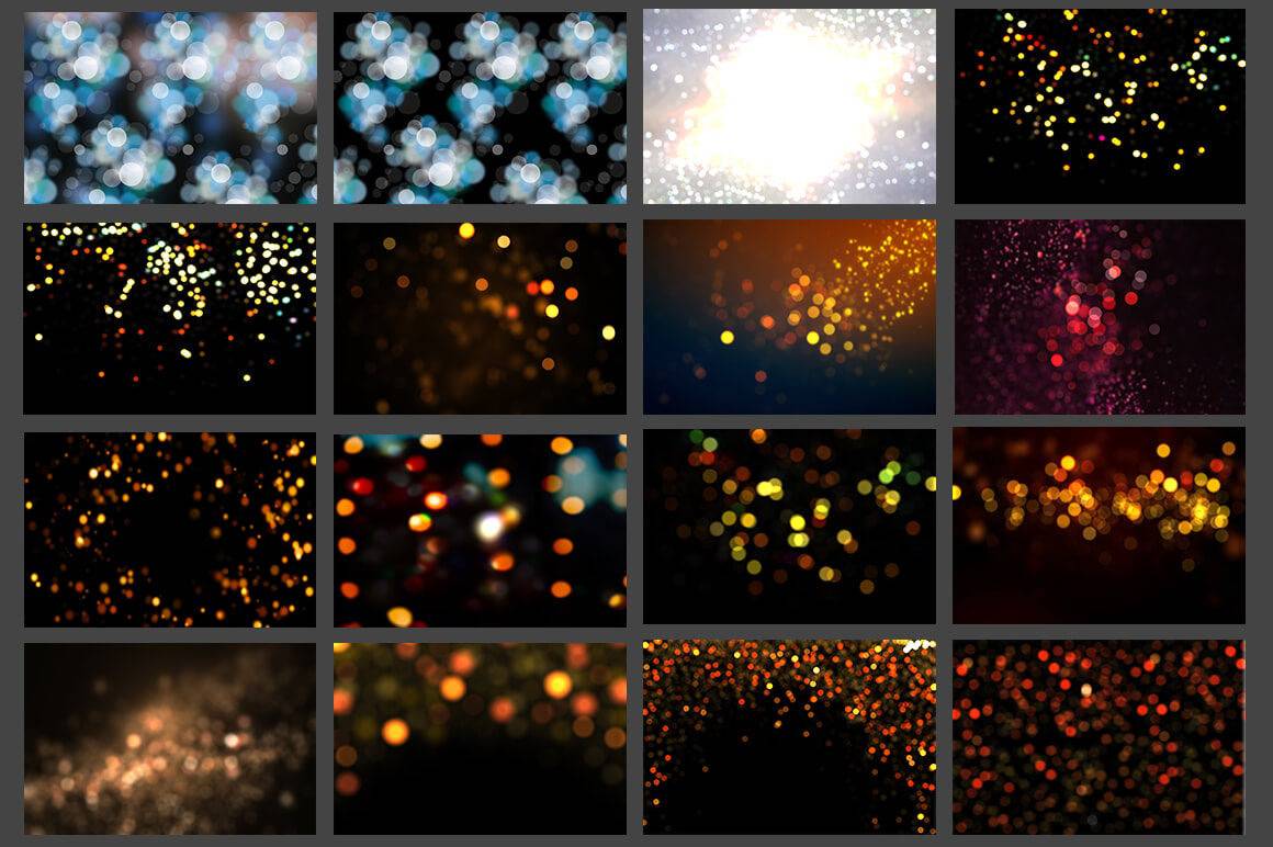 Big Pack Of 100+ Bokeh Photo Overlays - Artixty