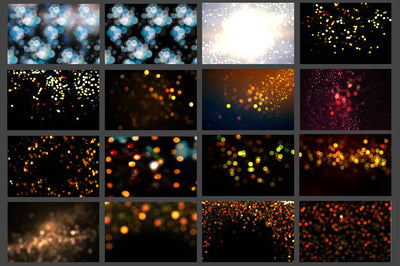 Big Pack Of 100+ Bokeh Photo Overlays - Artixty