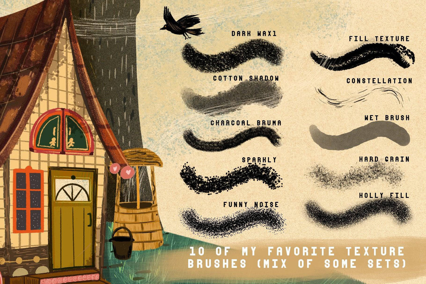The Studio Bundle - 80 Procreate Brushes - Artixty