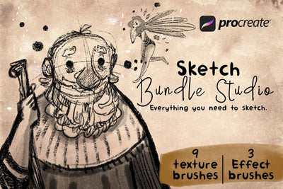 The Big Brush Bundle For Procreate - Artixty
