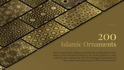 200 Islamic Ornaments Design Collection - Artixty