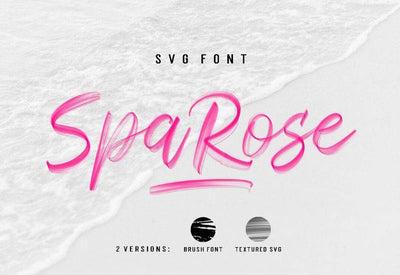 Sparose SVG Font Family - Complete Pack - Artixty