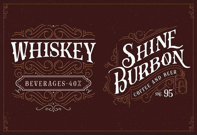 The Massive Vintage Font Bundle - 15 Fonts