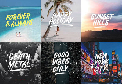 The Massive Vintage Font Bundle - 15 Fonts