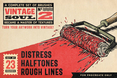 Vintage Soul Brushes For Procreate - Artixty