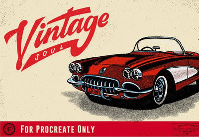Vintage Soul Brushes For Procreate - Artixty