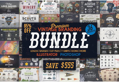 The Premium Vintage Branding Bundle - Artixty