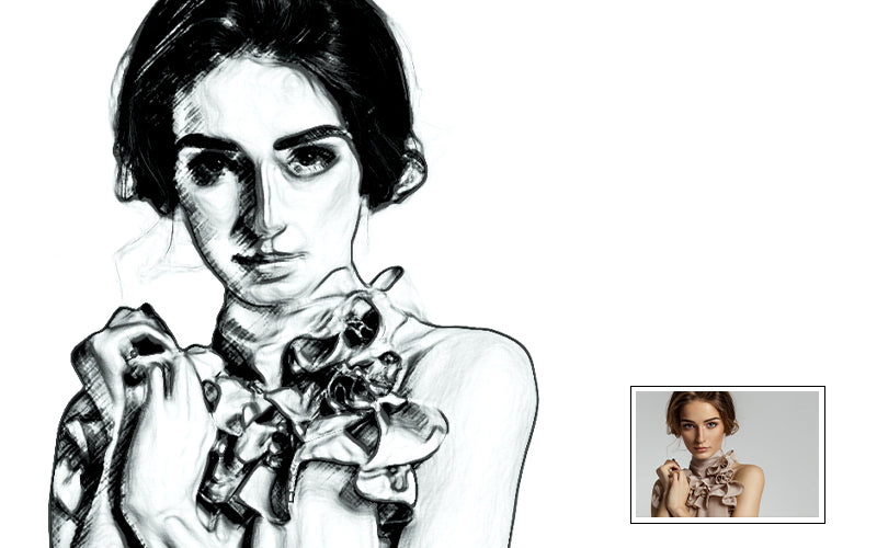 31 Trendy Sketch Photoshop Actions Bundle