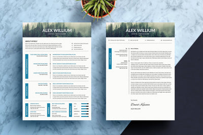 Professional Resume & Cover Letter Bundle - Artixty