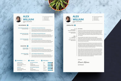 Professional Resume & Cover Letter Bundle - Artixty