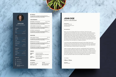Professional Resume & Cover Letter Bundle - Artixty