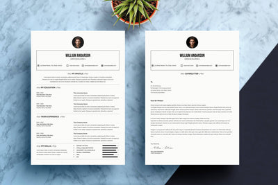 Professional Resume & Cover Letter Bundle - Artixty