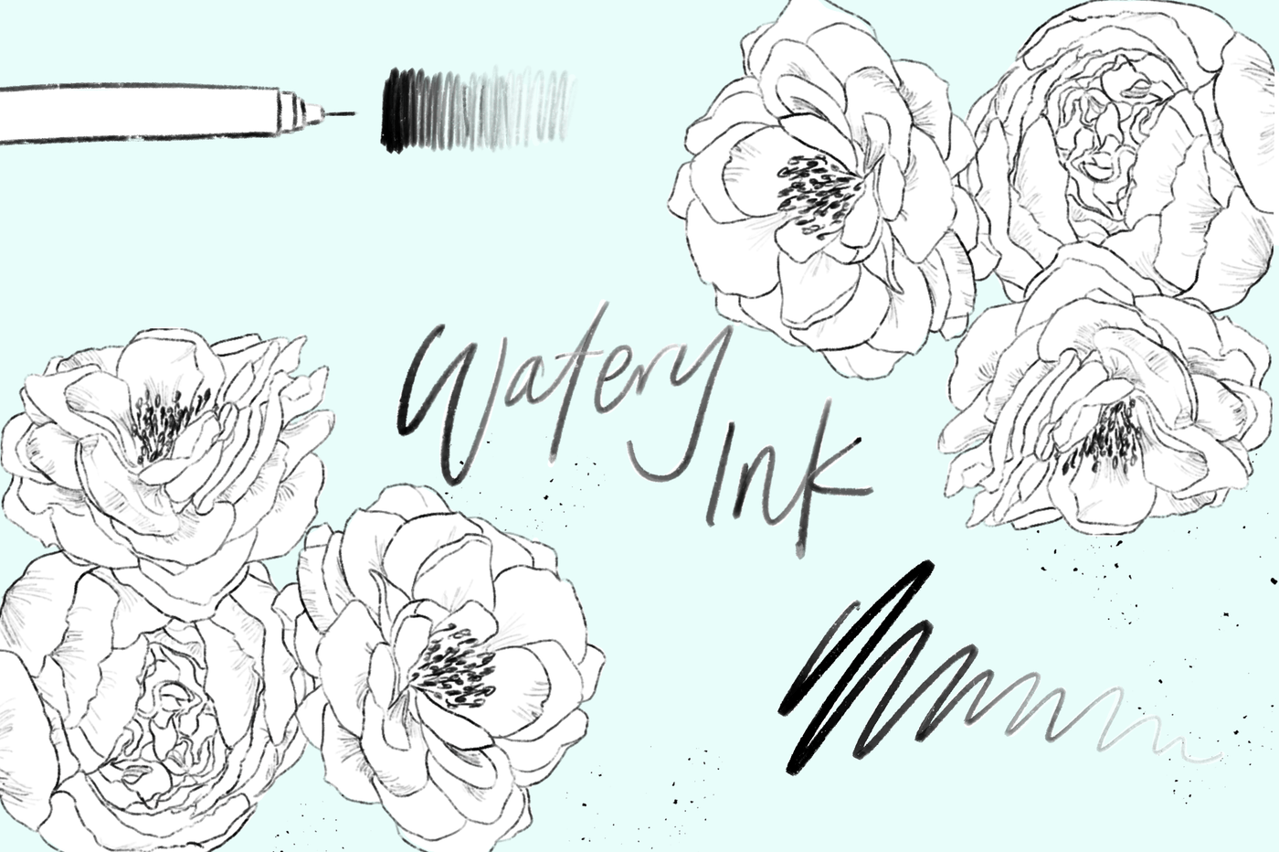 The Pigeon Letters Procreate Brushes Bundle - Artixty