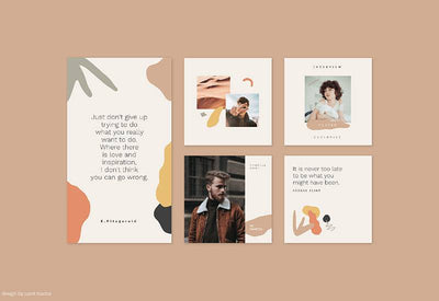 Calm Social Media Templates Bundle - Artixty