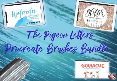 The Pigeon Letters Procreate Brushes Bundle - Artixty