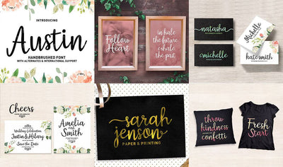 The Professional Font Mini Bundle - 24 Amazing Fonts - Artixty