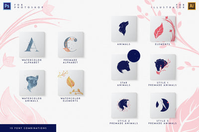 Animal Creation Kit For Photoshop And Illustrator - Artixty