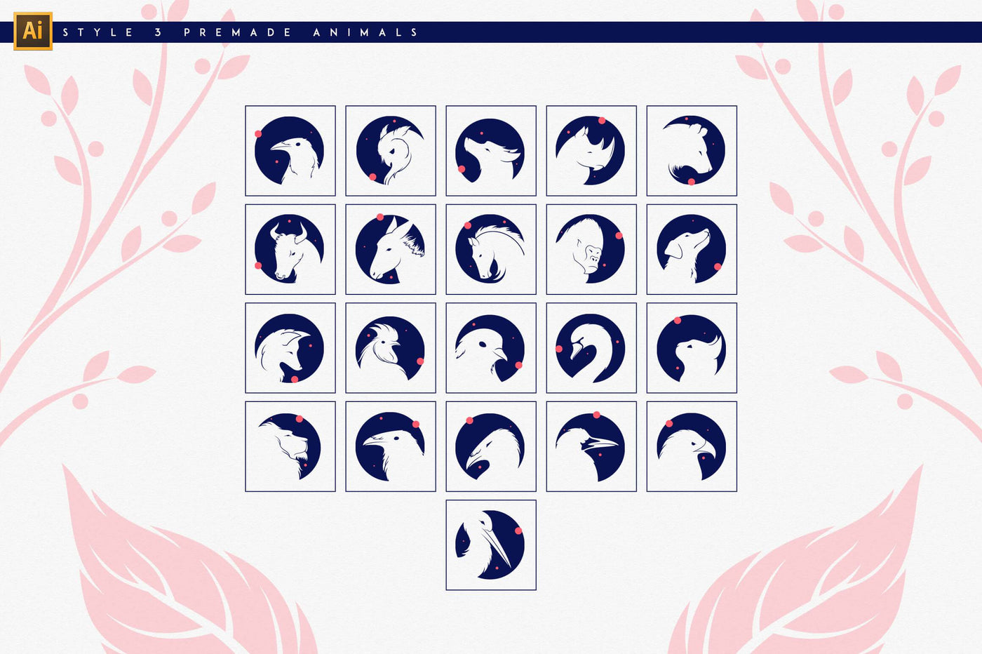 Animal Creation Kit For Photoshop And Illustrator - Artixty