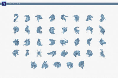 Animal Creation Kit For Photoshop And Illustrator - Artixty