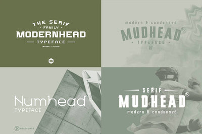 Modern Font Bundle  -  26 Contemporary Fonts - Artixty