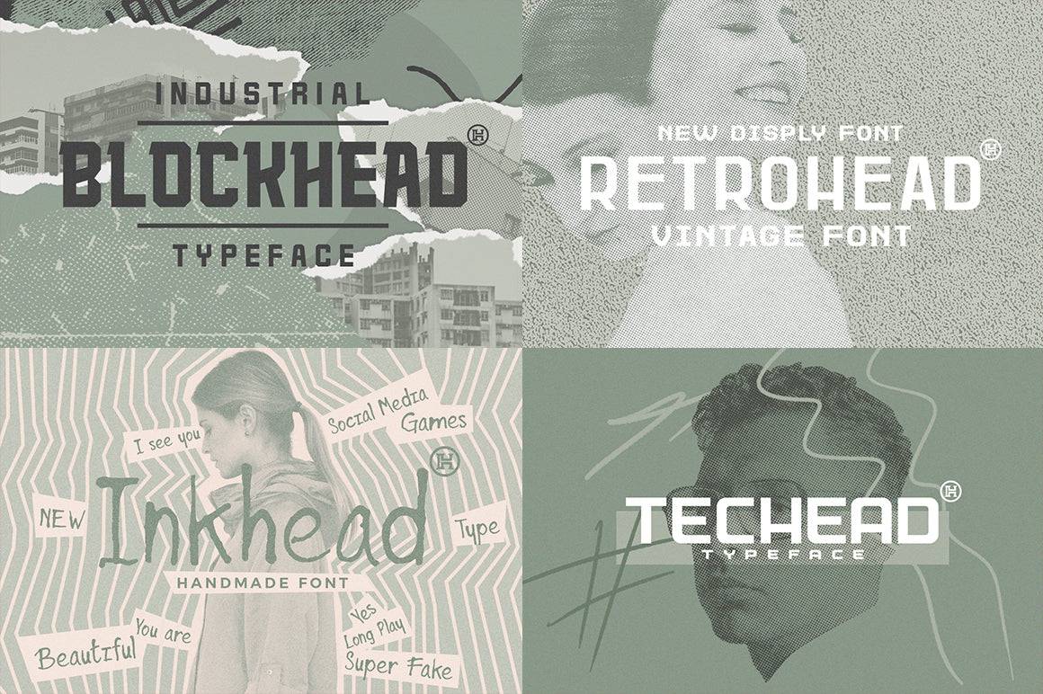 Modern Font Bundle  -  26 Contemporary Fonts - Artixty