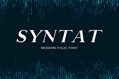 60 Italic Modern Fonts Mega Bundle - Artixty