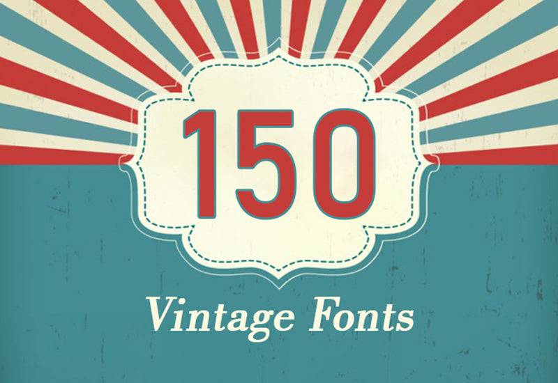 150+ Amazing Artistic Vintage Fonts Bundle - Artixty