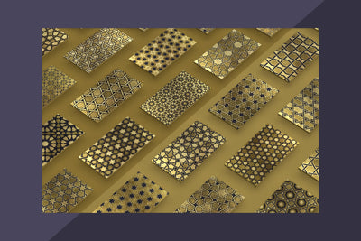 The Luxury Patterns Bundle - 250 Geometric Backgrounds - Artixty