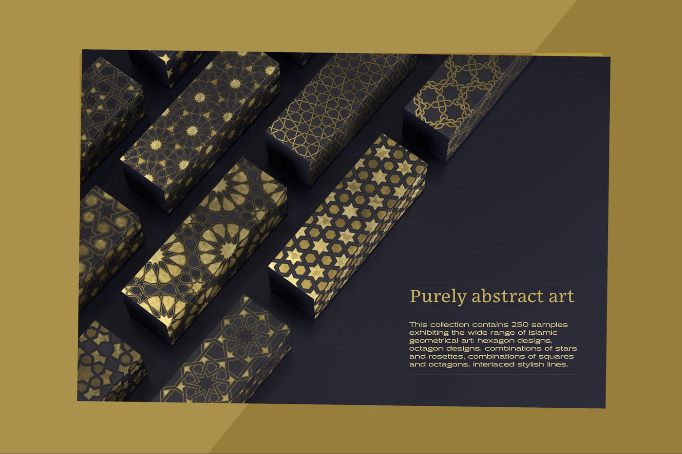The Luxury Patterns Bundle - 250 Geometric Backgrounds - Artixty