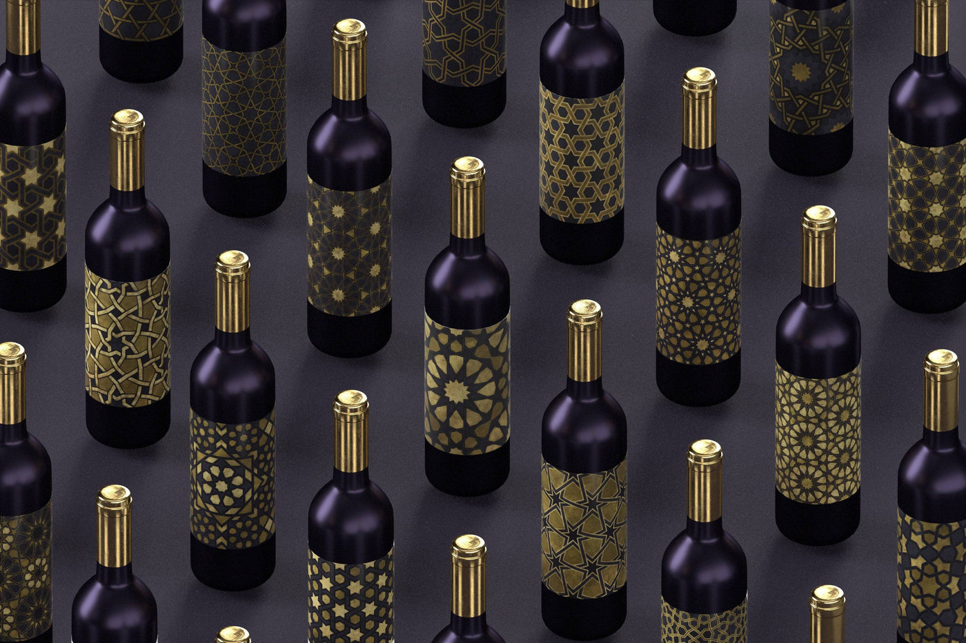 The Luxury Patterns Bundle - 250 Geometric Backgrounds - Artixty